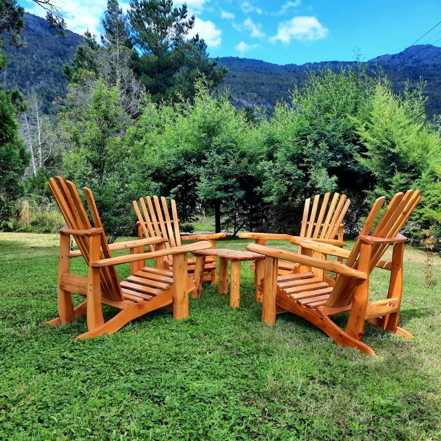 El Jarillal Chalet De Montana A Pasos Del Lago Lago Puelo Esterno foto